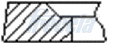Stempelringsett - FR10-500900 FRECCIA - 070198151, 70198151, 074198151